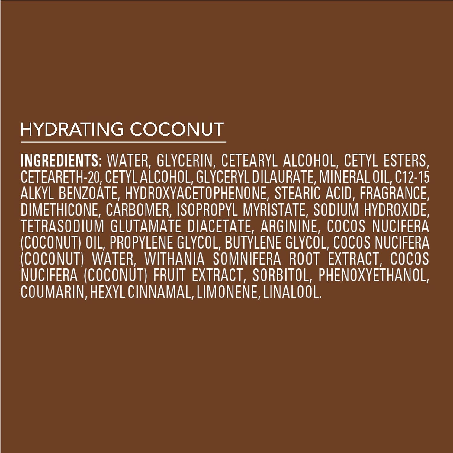Jergens Hydrating Coconut Body Lotion, Hand and Body Moisturizer, Infused with Coconut Oil, Hydrates Dry Skin Instantly, Dermatologist Tested, 16.8 oz | Coconut Oil, Instantly Hydrates, Dermatologist Tested, Extra Dry Skin Care, Long-Lasting Moisture