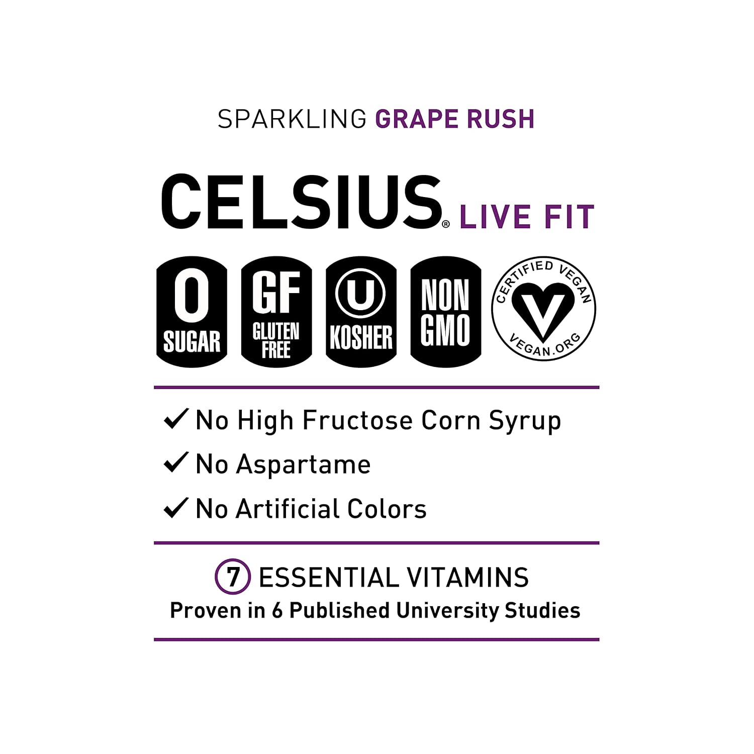 CELSIUS Sparkling Orange, Sugar Free Energy Drink, 12 Fl Oz (Pack of 4)