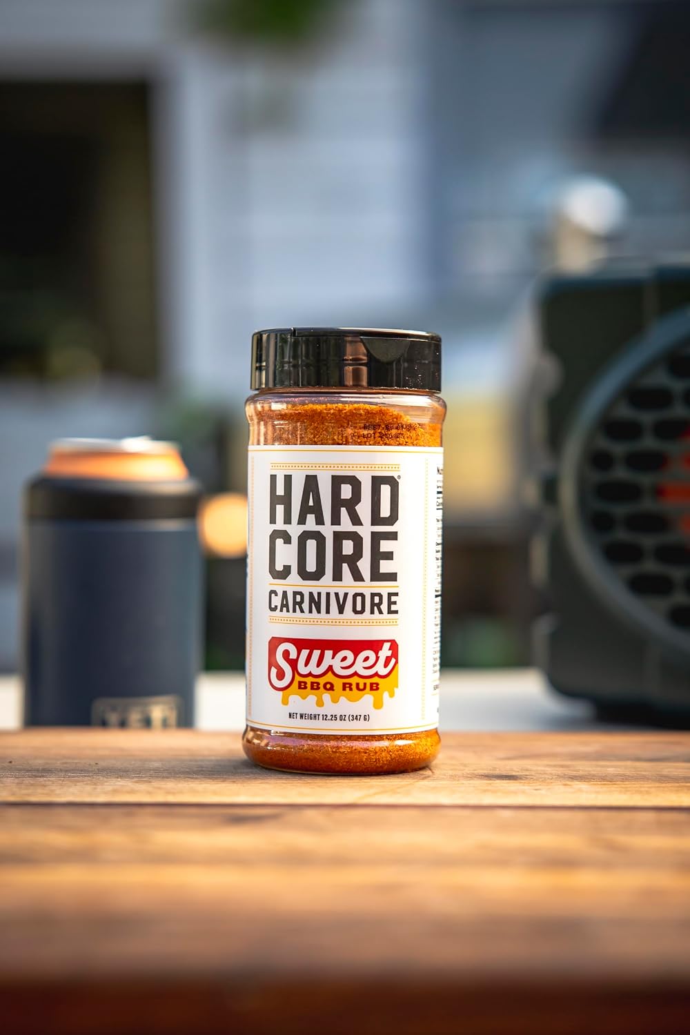 Hardcore Carnivore Black | All-Purpose Beef Seasoning Rub, 13oz Shaker