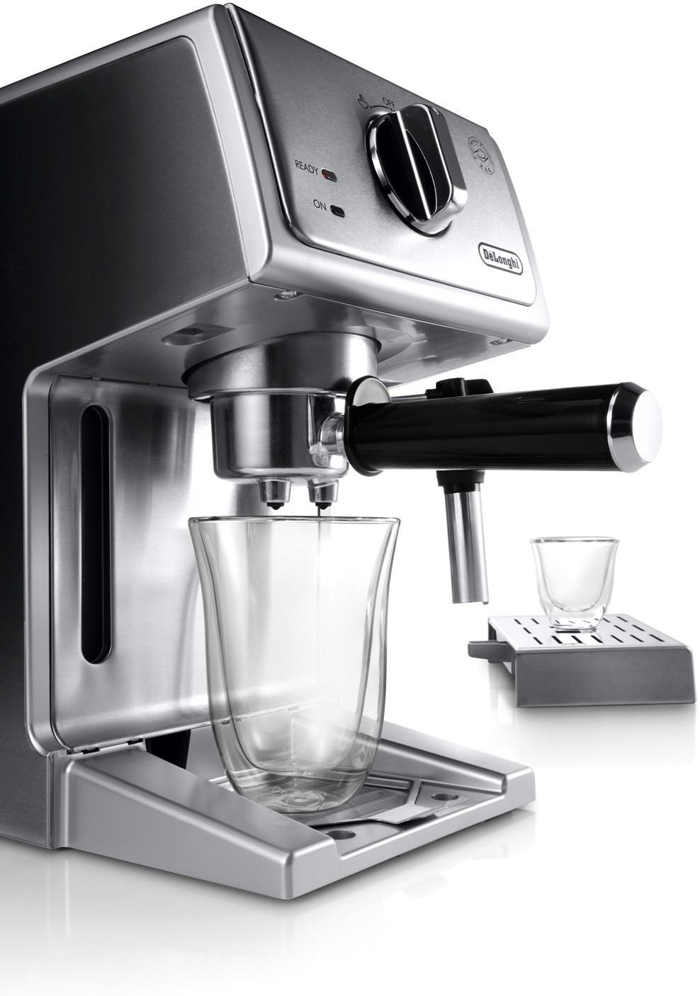 De'Longhi 15-Bar Pump Espresso Machine with Milk Frother & Temperature Control - Compact Home Barista Coffee Maker for Espresso, Latte, Cappuccino & Iced Coffee, Easy to Clean Design