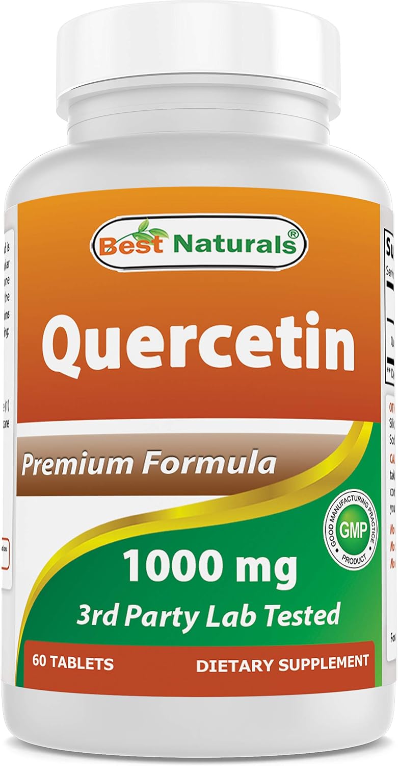 Best Naturals Quercetin 1000 mg Tablet - Immune Health - 60 Count
