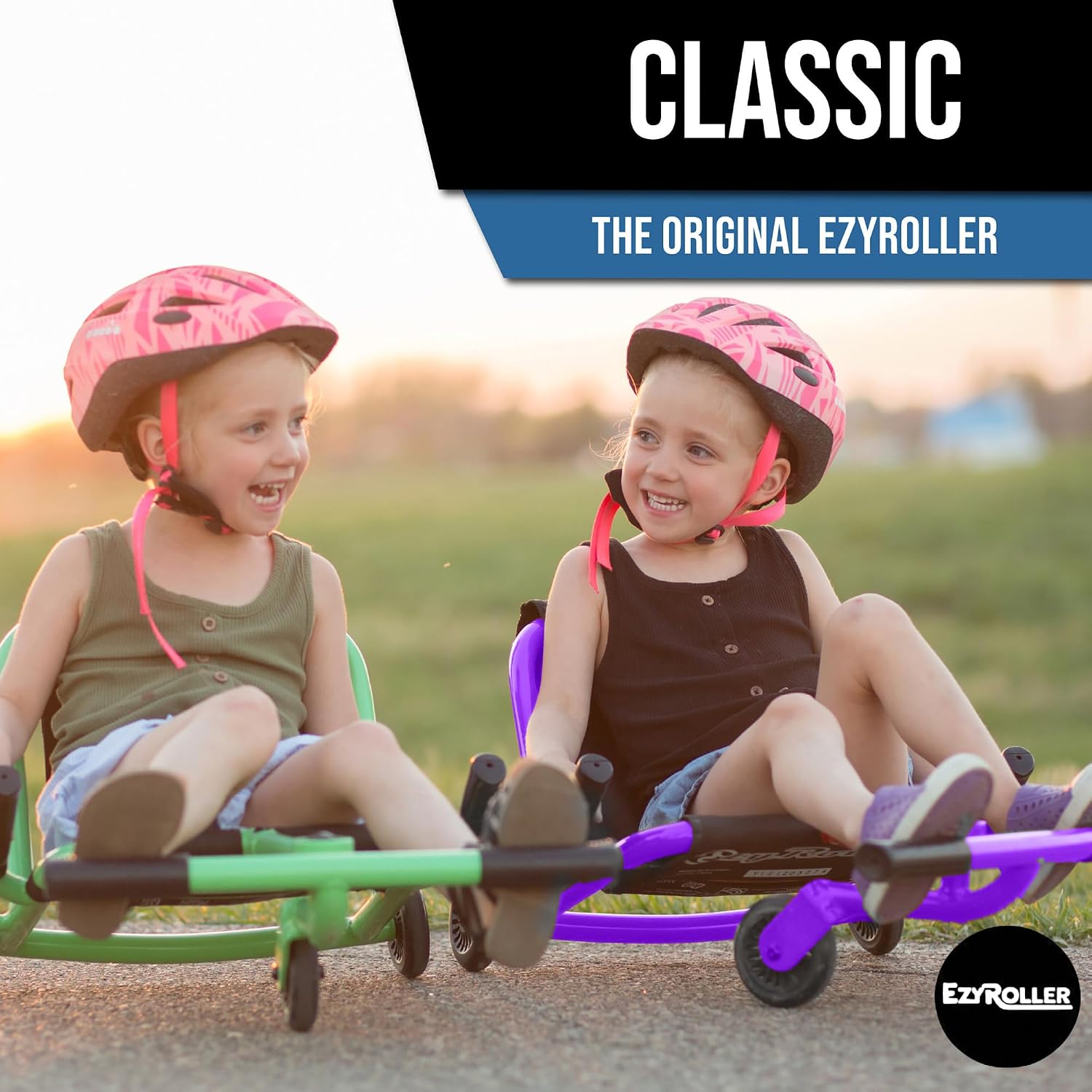 EzyRoller Classic Ride On Toy for Kids, Ages 3-12, Up to 154 lbs