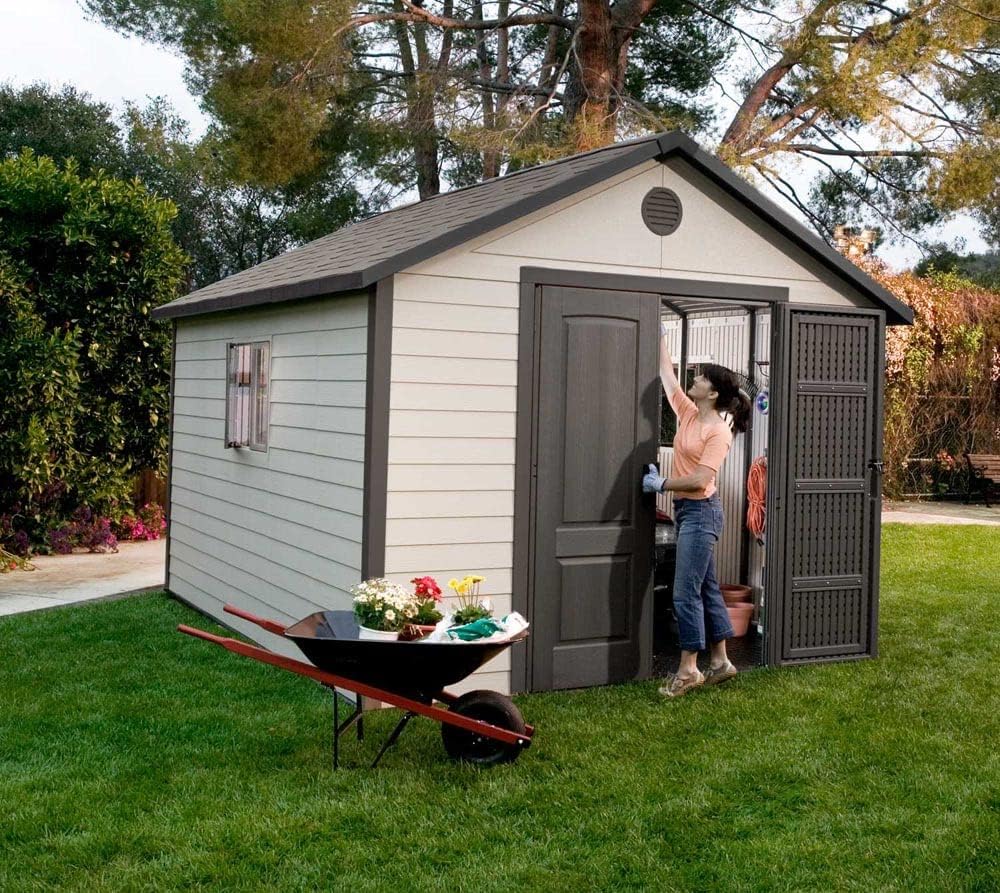 Lifetime 6415 Outdoor Storage Shed, 11 by 13.5 Feet