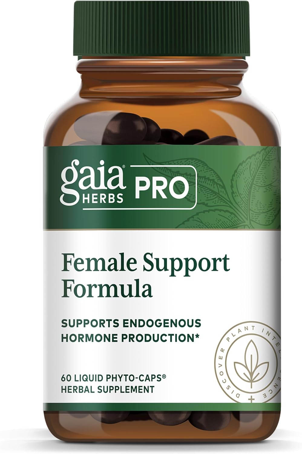 GAIA HERBS PRO Female Support Formula - Supports Healthy PMS & Menopause Fluctuations with Alfalfa Leaf, Black Cohosh Root Extract