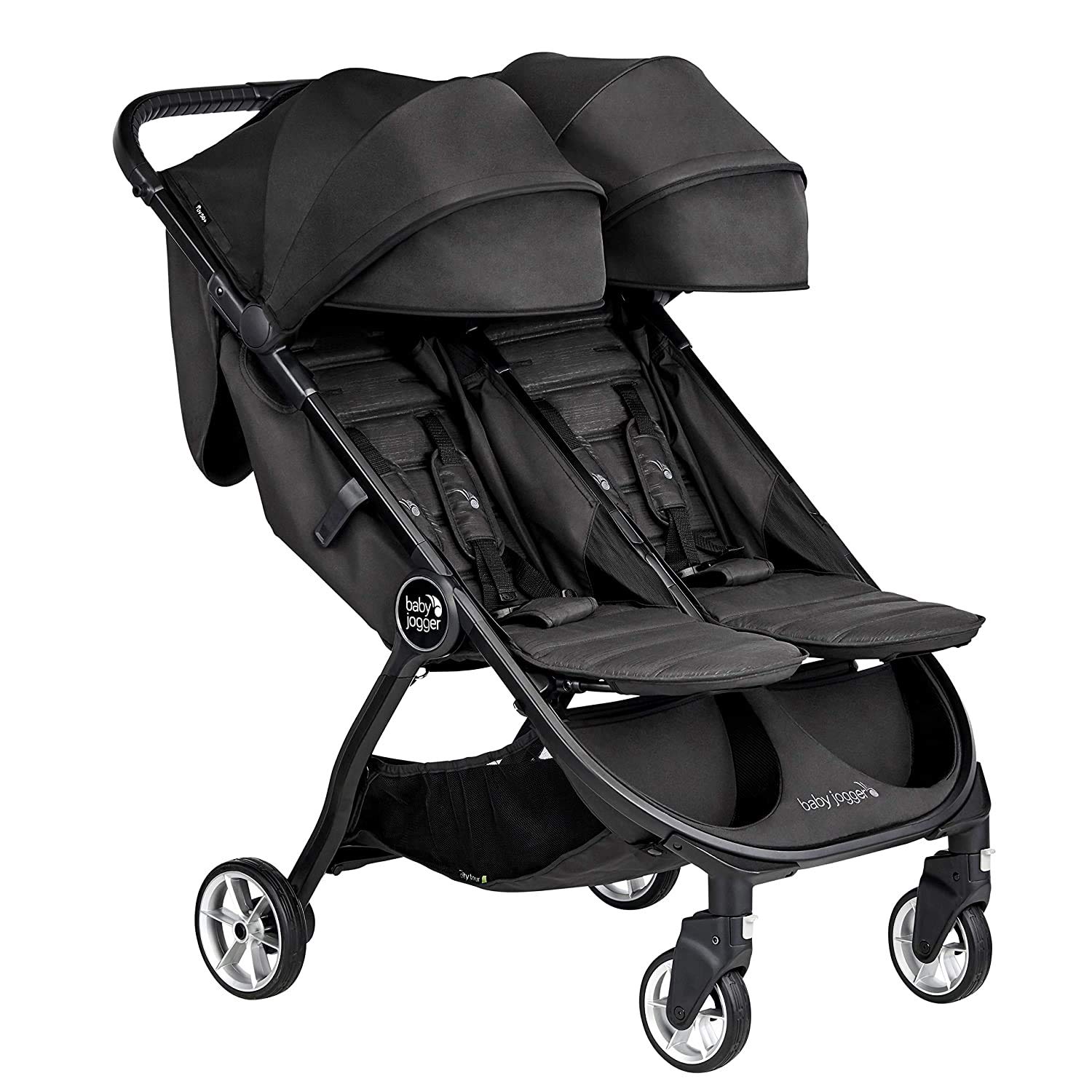 Baby Jogger® City Tour 2 Carry-On Approved Travel Stroller, Ultra-Compact Baby Stroller, Lightweight, Easy Fold, Baby Travel Essential, Pitch Black