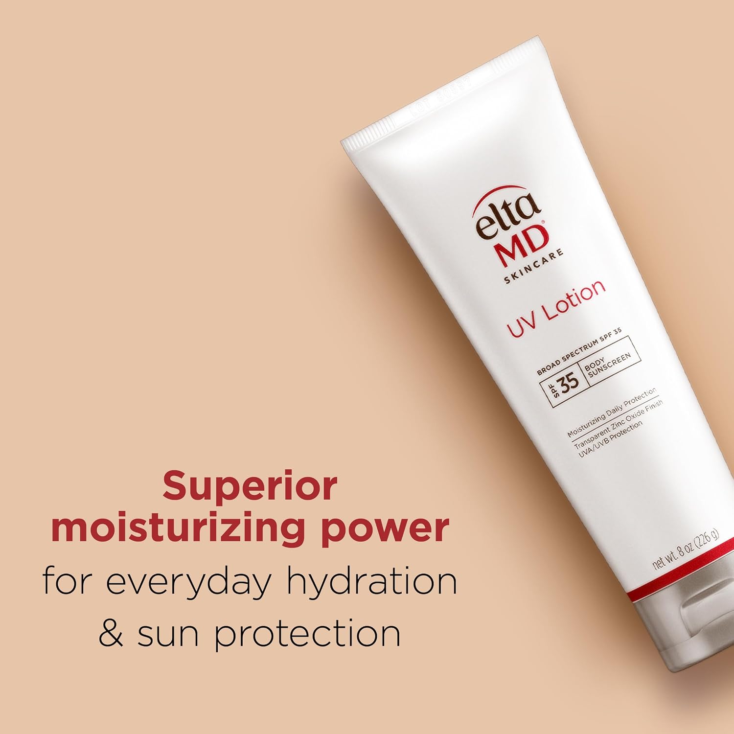 EltaMD UV Lotion, Moisturizing Sunscreen for Face and Body, SPF 35 | Transparent Zinc Oxide Finish, Moisturizes Full Body, Non-Greasy, Broad Spectrum Protection, Safe for All Skin Types