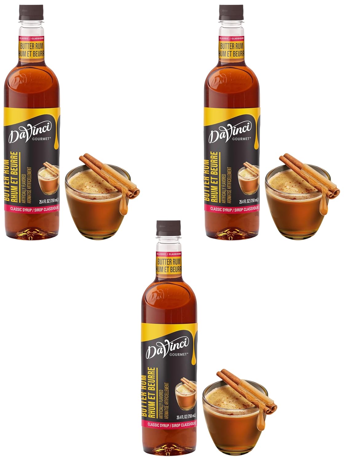 DaVinci Gourmet Classic Strawberry Syrup, 25.4 Fluid Ounces, Kosher, 1 Count