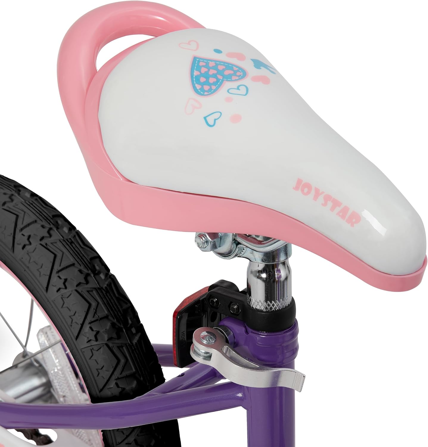 JOYSTAR Angel Girls Bike for Toddlers and Kids Ages 2-12 Years | 12-20 Inch Kids Bike with Training Wheels & Basket, 20 24“ Bicycle with Kickstand