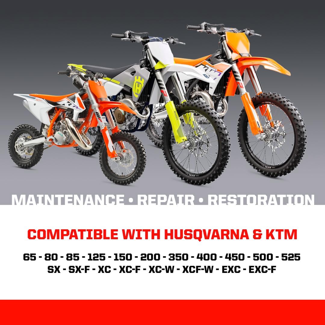 Pit Posse PP2709KTM KTM 210-Piece Metric Motorcycle Assortment Bolt Kit for KTM 690 SMC, KTM 660 SMC, KTM 625 SXC MXC, KTM 250SX F, KTM 450 EXC SX MXC