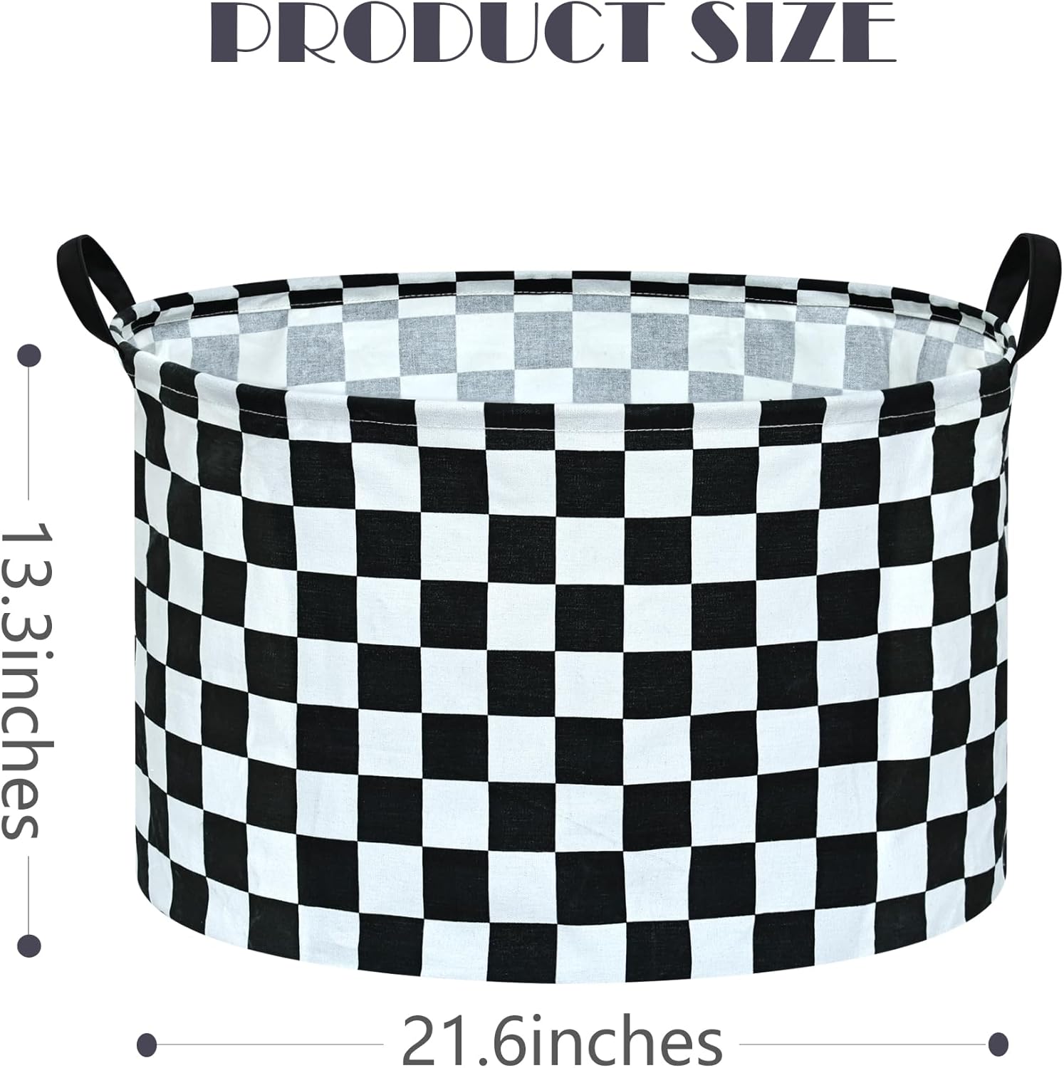 MAIZMZ Kids Hamper Storage Basket Nursery Bins Baby Gift Toy Organizer Box Laundry Basket Large Canvas Collapsible Chest for