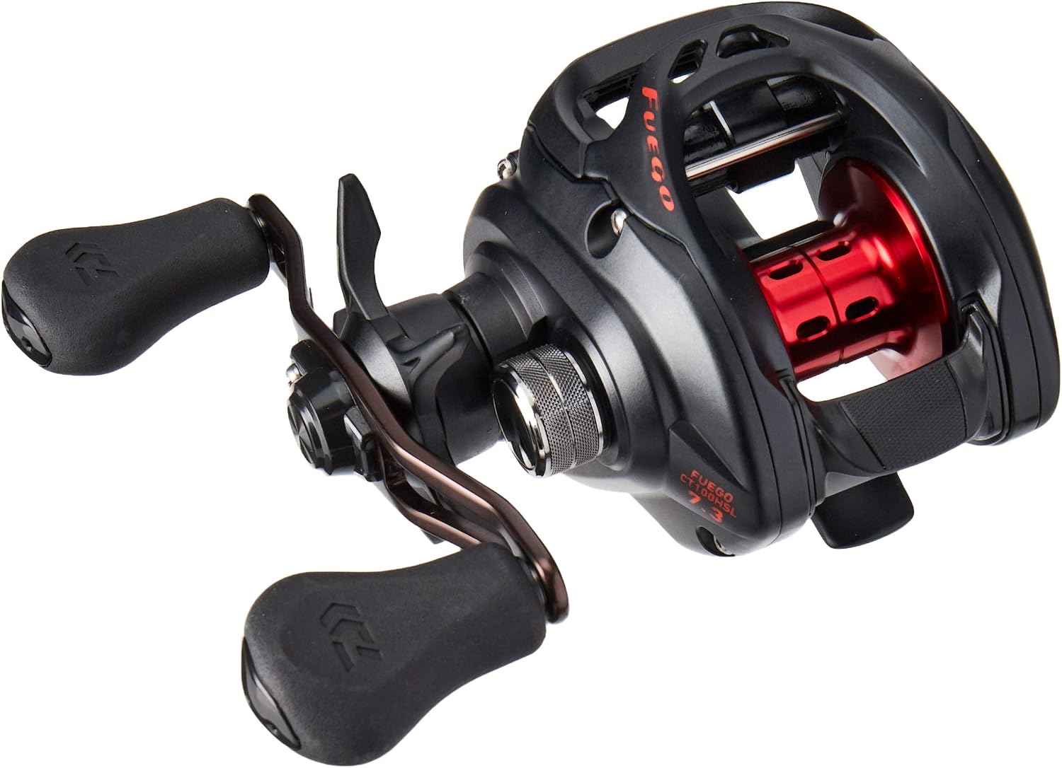 Daiwa Fuego CT Low Profile Baitcasting Reel – Aluminum CT Frame, Air Rotation System & Magforce Braking, Left/Right Hand Options