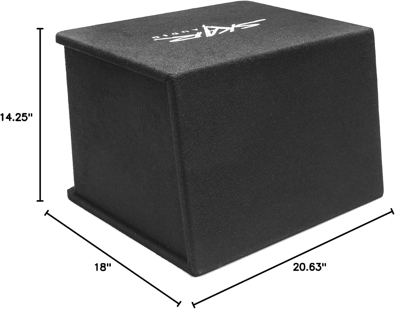 Skar Audio Single 8" Complete 700 Watt SDR Series Subwoofer Bass Package - Includes Loaded Enclosure with Amplifier