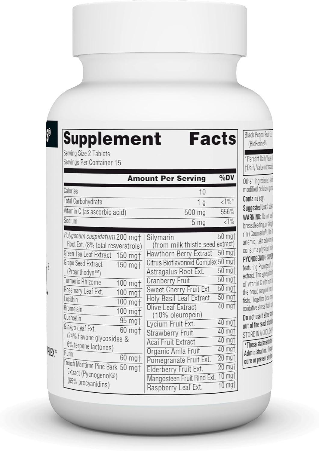 Source Naturals, Pycnogenol Supreme - 60 Tablets | Berry & Botanical Antioxidant Complex*