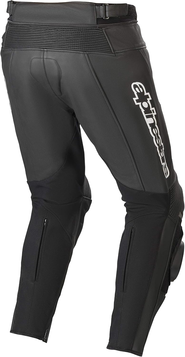 Alpinestars Track V2 Leather Men's Street Motorcycle Pants - Black / 46