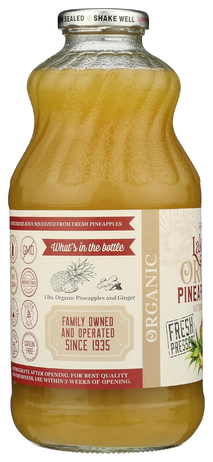 Lakewood, Organic Pure Apple Juice, 32 oz
