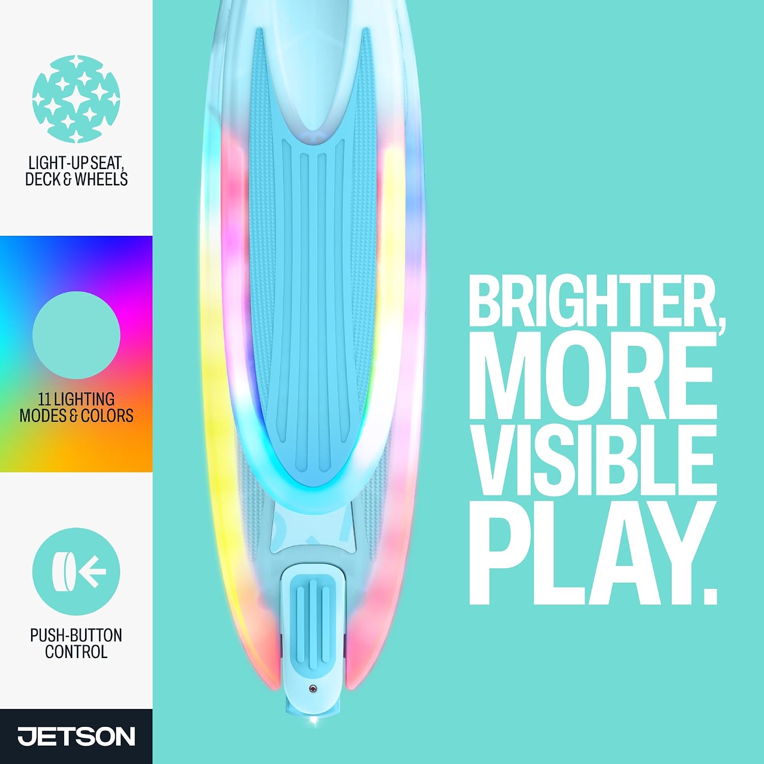 Jetson Scooters - Jupiter Mini Kick Scooter, Foldable, Lightweight, Portable