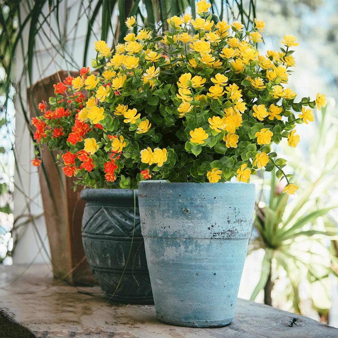 6 Bundles Artificial Flowers