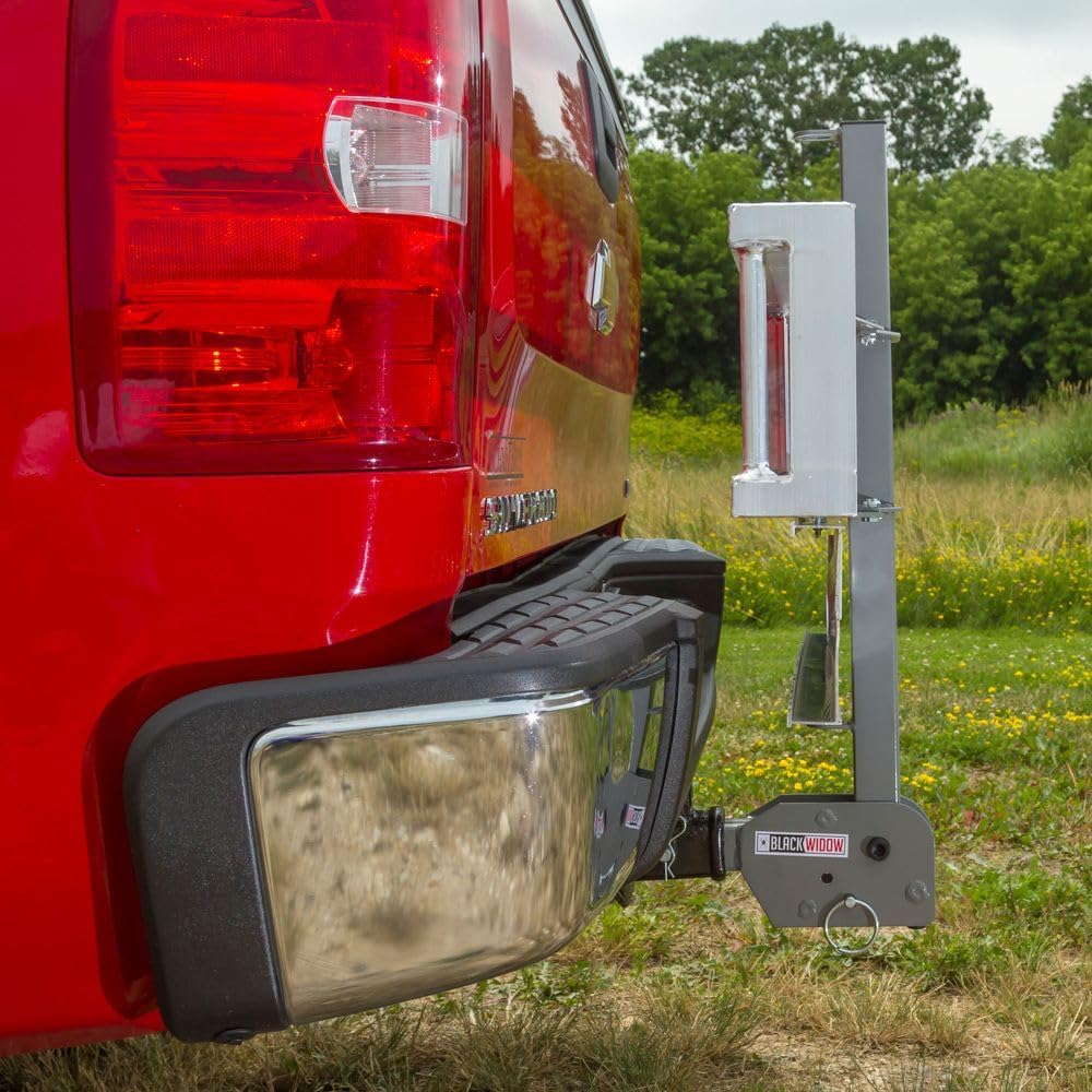 Black Widow Folding Aluminum Hitch Carrier for Dirt Bikes