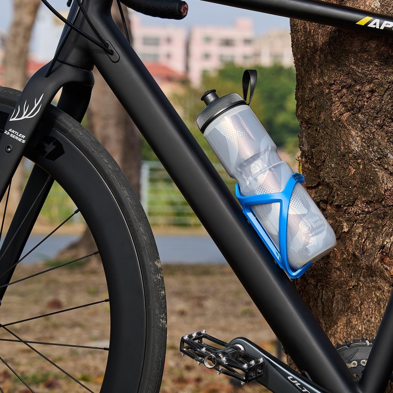 Corki Bike Water Bottle Holder, Bicycle Water Bottle Cage Black 2-Pack