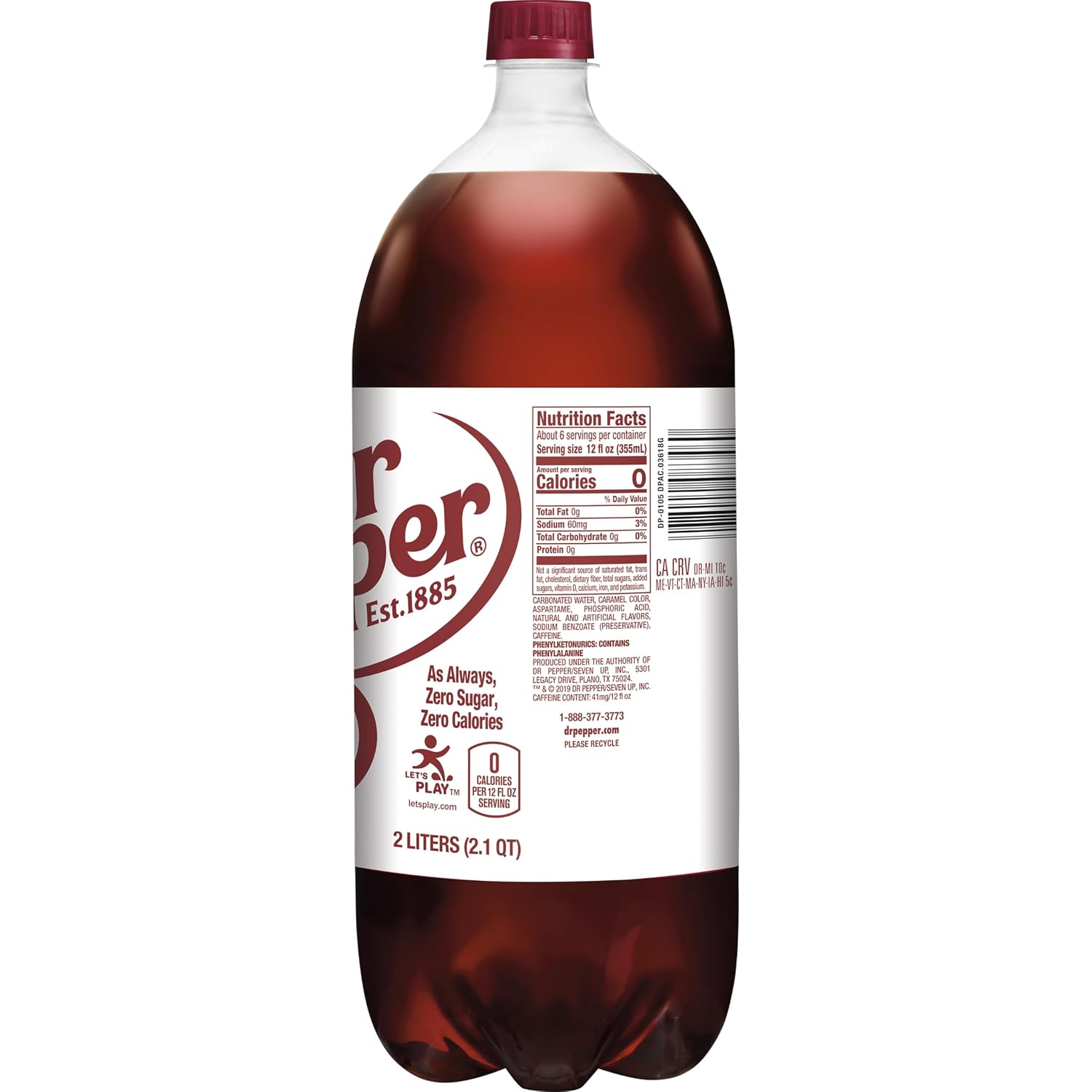 Diet Dr Pepper, 20 Ounce
