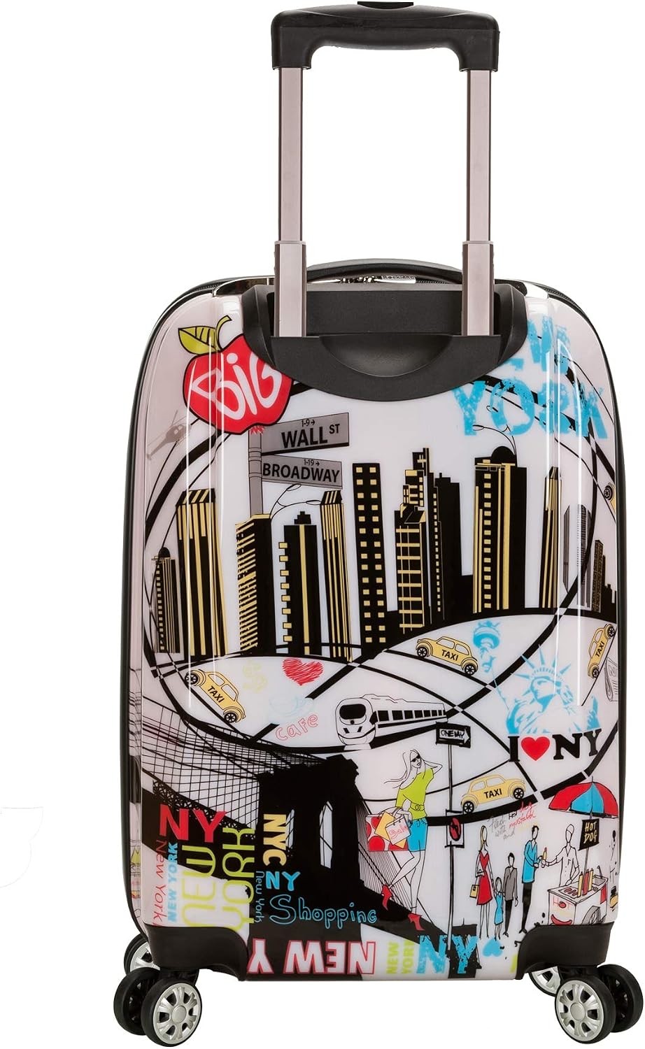 Rockland Departure Hardside 2 Piece Spinner Wheel Luggage, (20"/28"), Departure