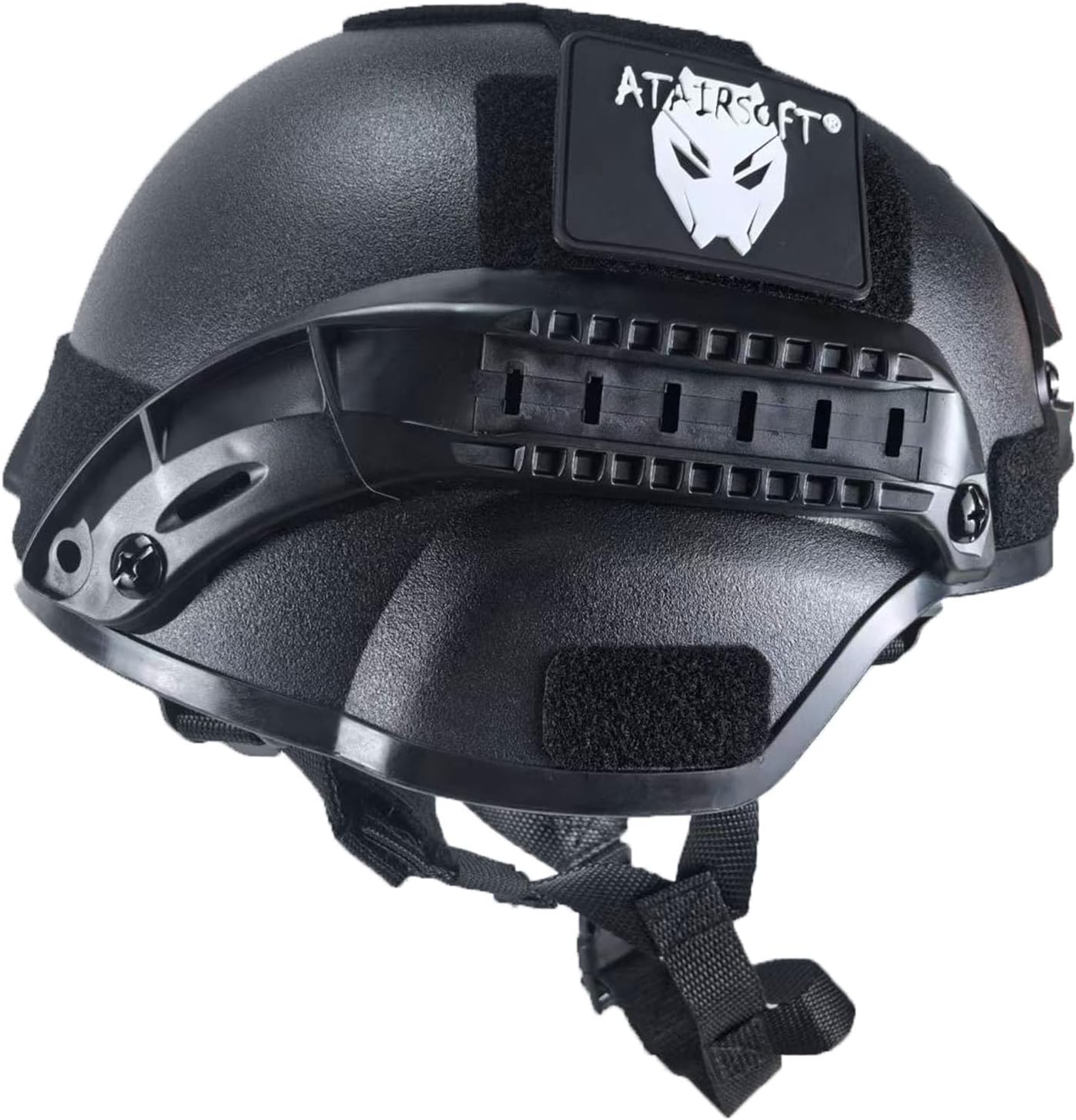 Tactical Airsoft Paintball MICH 2000 Helmet with Side Rail & NVG Mount