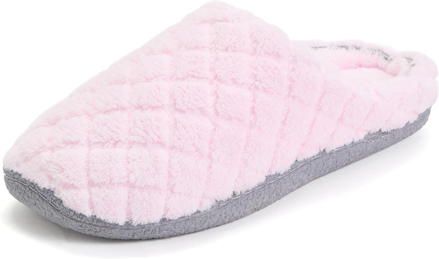 Leslie Terry Clog House Shoes with Memory Foam, Indoor Slippers with Wide Widths