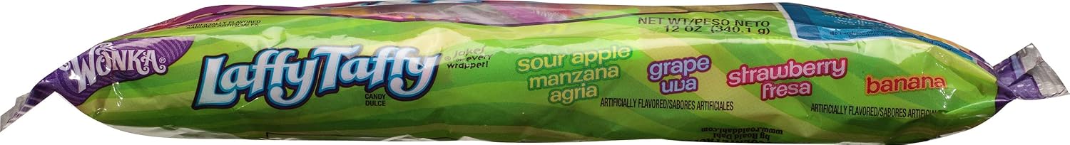 Laffy Taffy Candy, Assorted Flavors, Individually Wrapped Mini Bars, 6 Ounce
