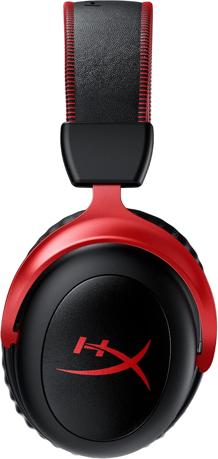 HyperX Cloud II Gaming Headset - 7.1 Surround Sound - Memory Foam Ear Pads - Durable Aluminum Frame - Multi Platform Headset - Works with PC, PS4, PS4 PRO, Xbox One, Xbox One S - Red (KHX-HSCP-RD) | 7.1 Surround Sound, Memory Foam Ear Pads, Durable Alumi…