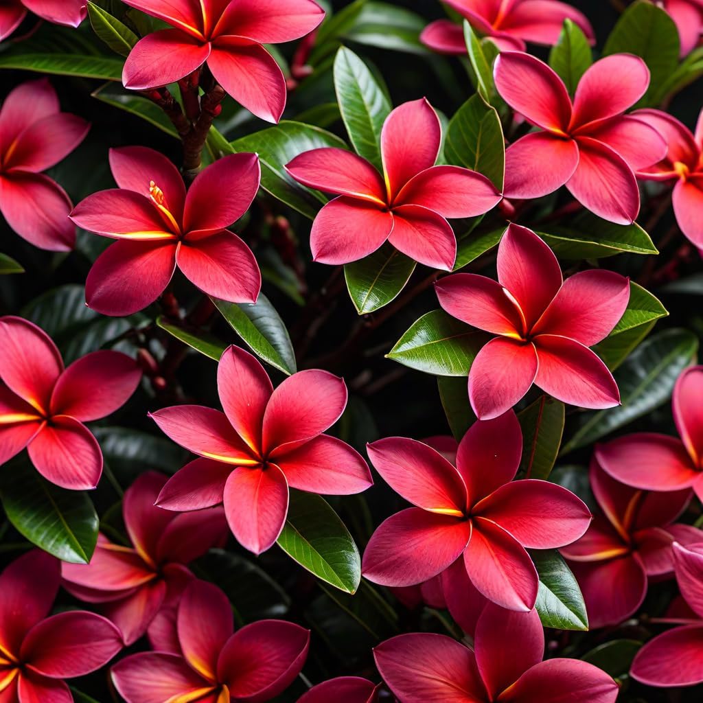 Red Hawaiian Plumeria Cuttings 4 Pk – 11-Inch Unrooted Stem from Big Island Hawaii – Easy to Root, Fragrant Tropical Blooms – for Gardens