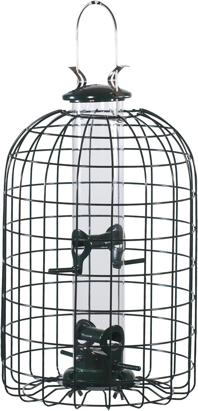 Audubon Squirrel Proof Caged Tube Feeder