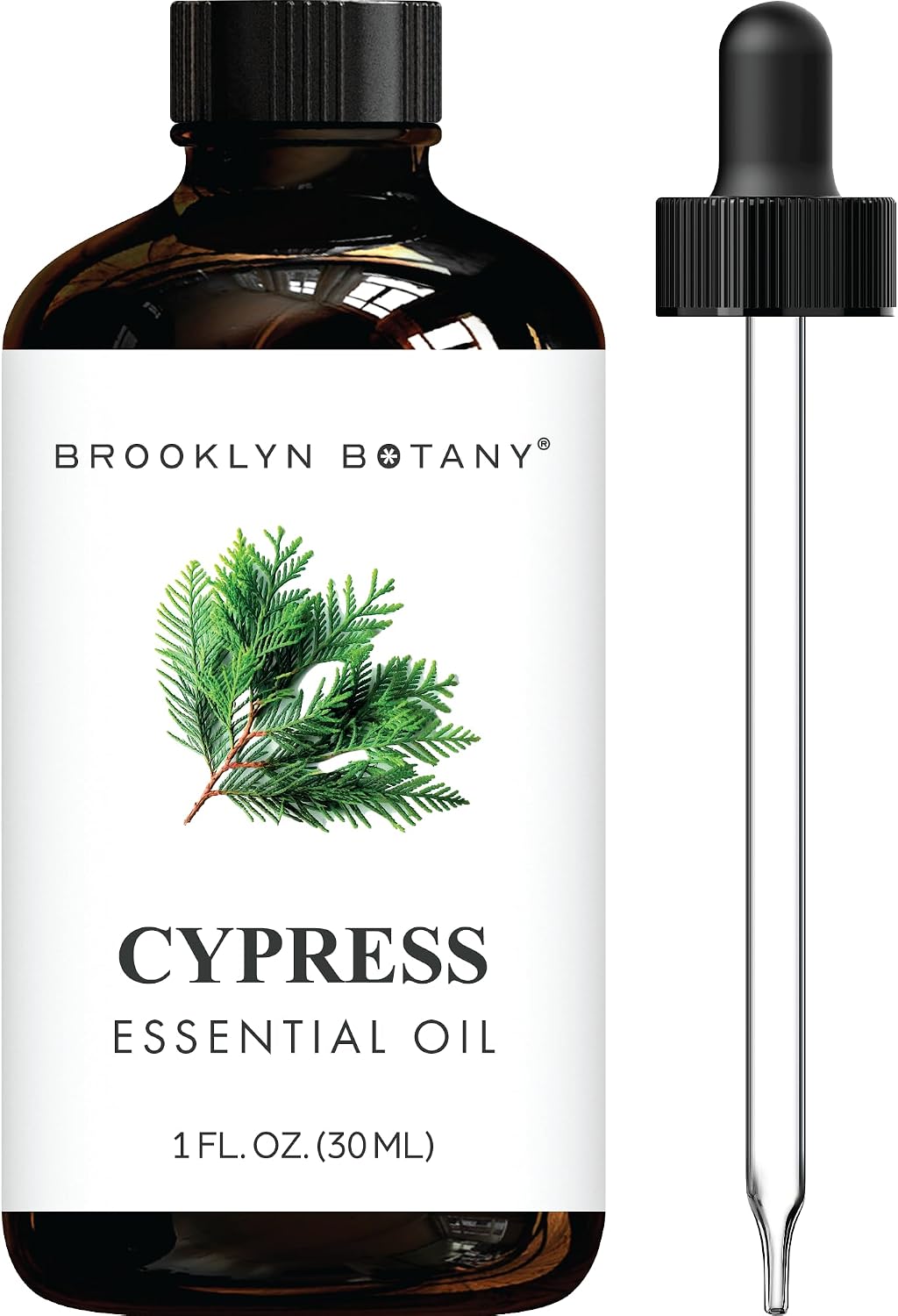 Brooklyn Botany Peppermint Essential Oil - Huge 4 Fl Oz - 100% Pure and Natural - Premium Grade with Dropper - for Aromatherapy and Diffuser