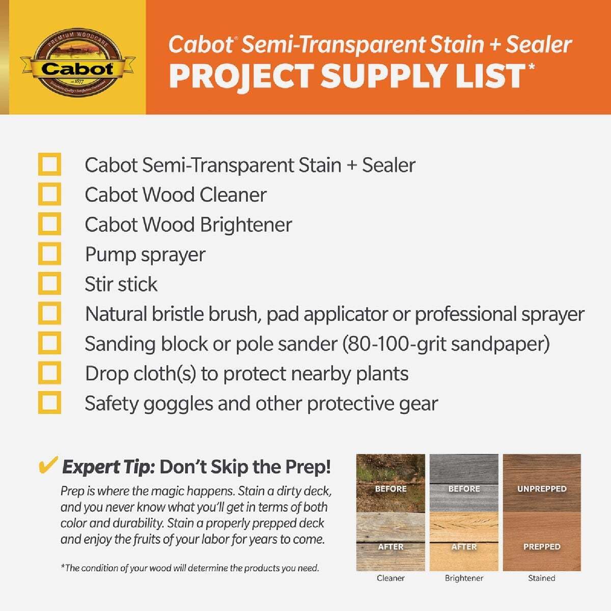 Cabot Stains 0306 Exterior Stain, Semi-Transparent Oil with Neutral Base, 1 Gallon