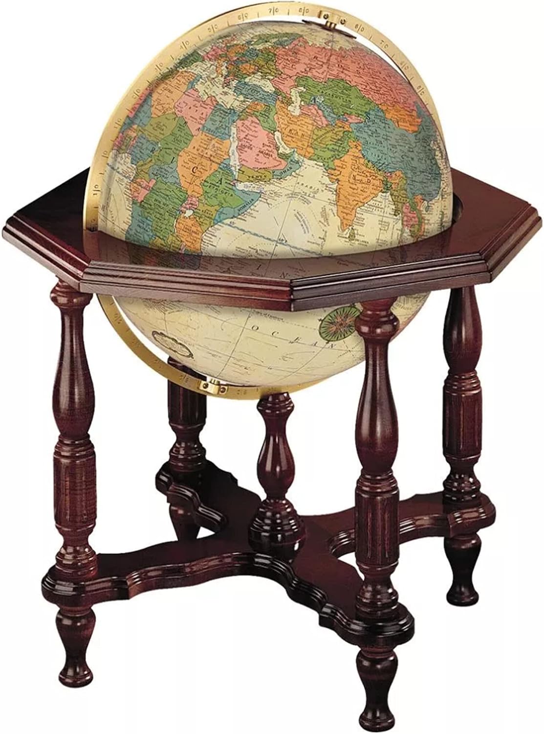 Replogle Globes 65025 Illuminated Statesman Globe, Large, Off-White