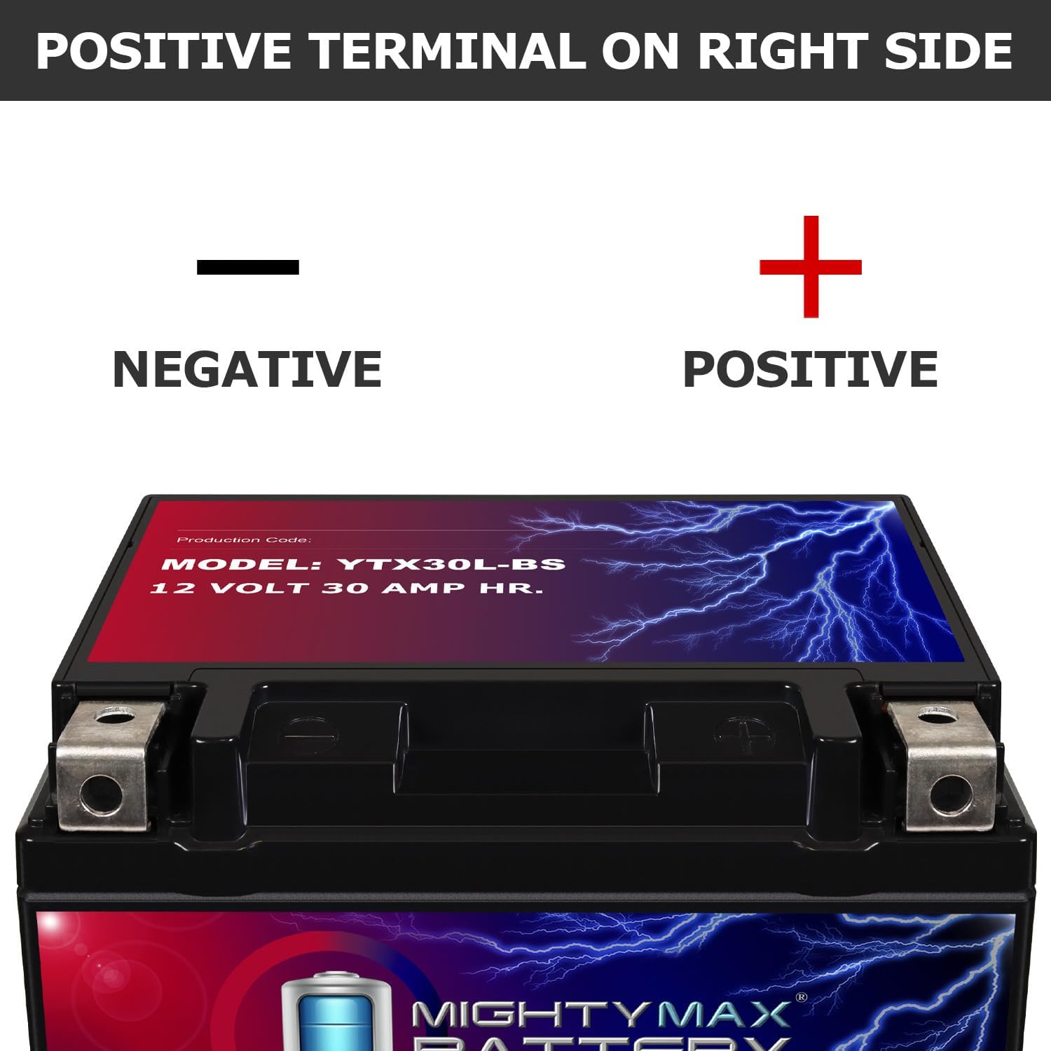 Mighty Max Battery YTX14-BS - 12 Volt 12 AH, 200 CCA, Rechargeable Maintenance Free SLA AGM Motorcycle Battery