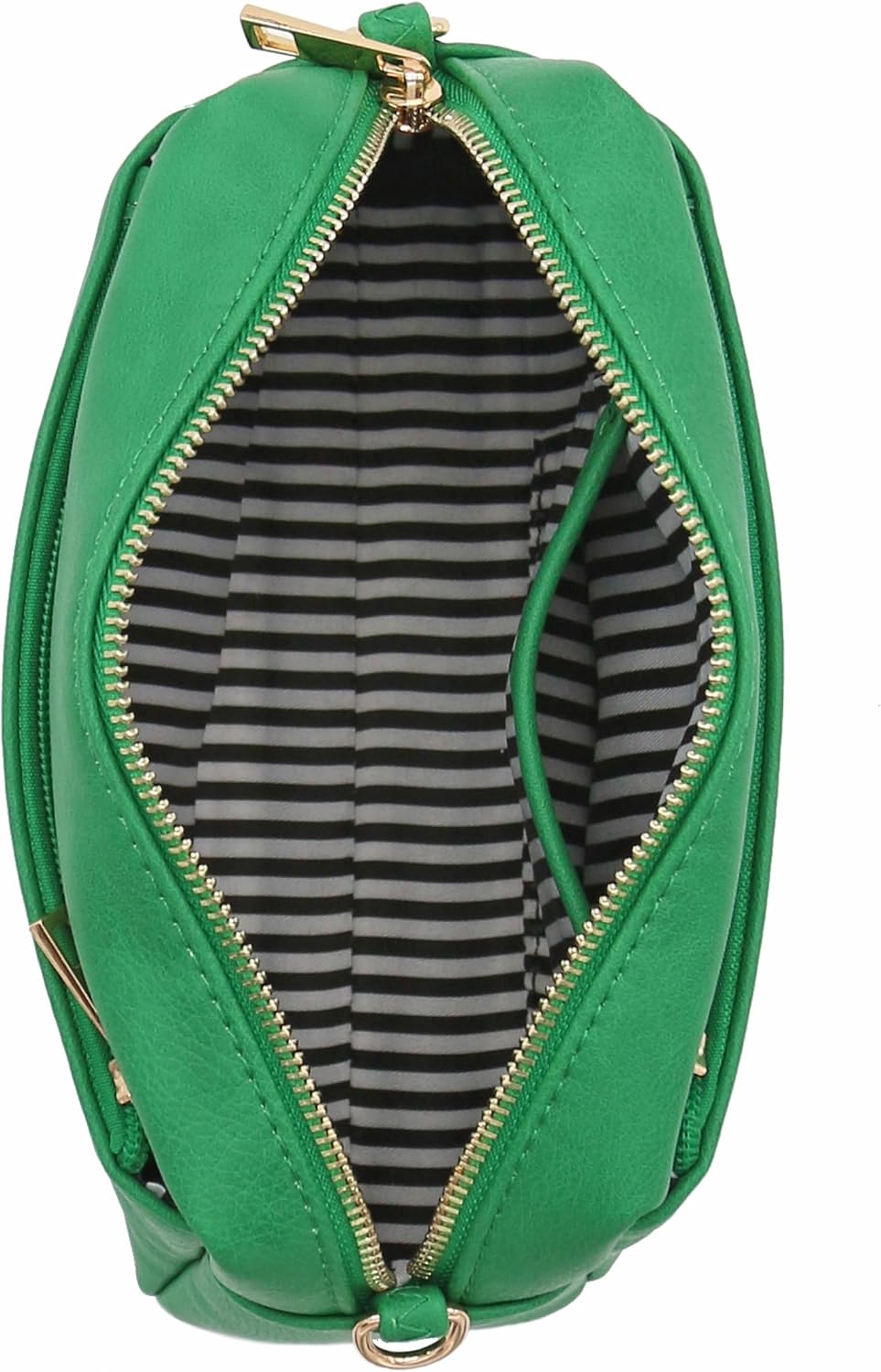 Triple Zip Small Crossbody Bag