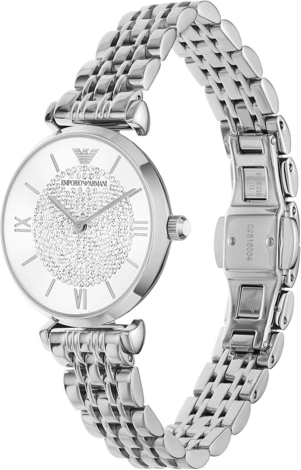 Emporio Armani Women's Dress Watch with Stainless Steel Band