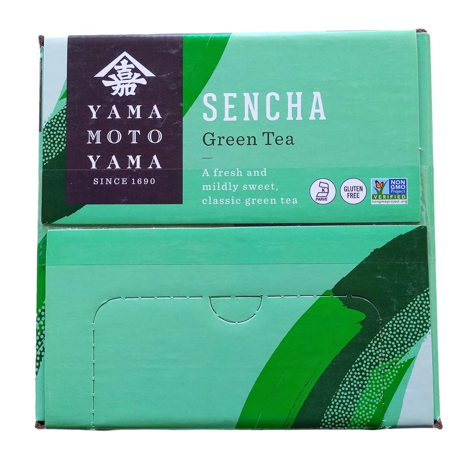 Yamamotoyama Sencha Green Tea Bags, Value Pack, 90 Tea Bag Count, Caffeinated