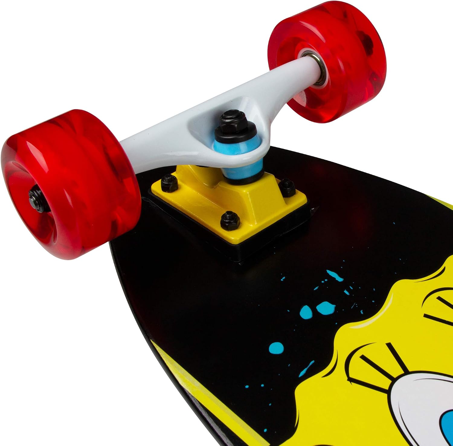 Kryptonics Spongebob 36" Longboard Skateboard – Durable Maple Deck, Smooth PU Wheels, Great for Kids, Teens & Beginners.