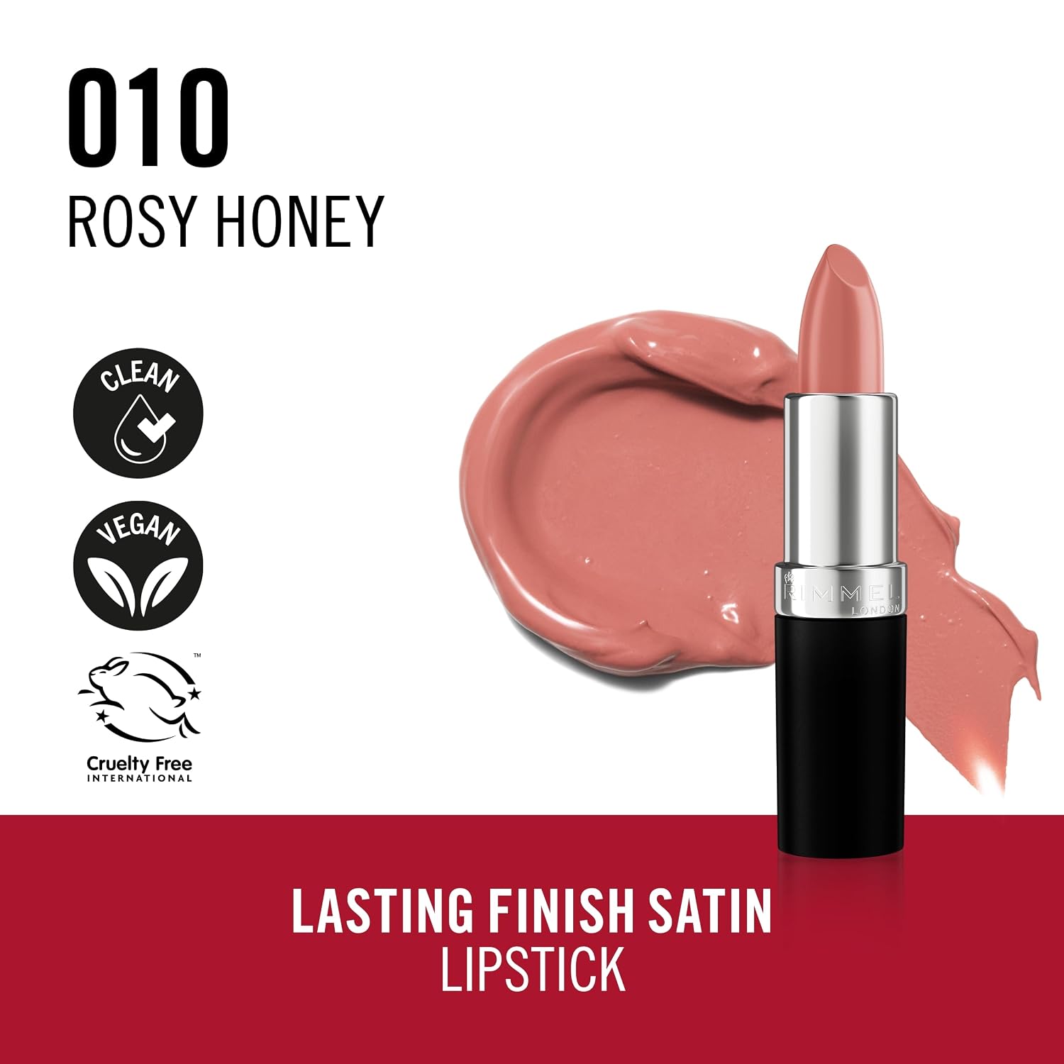 Rimmel London Lasting Finish by Kate Lipstick, 001