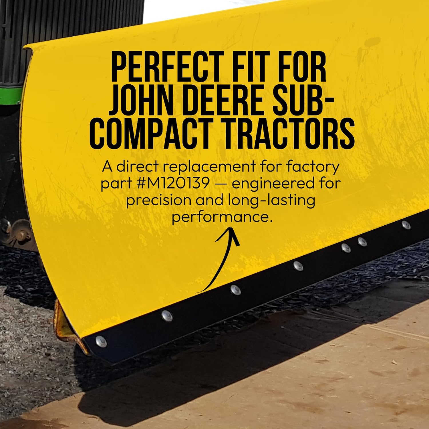 USA Made Heavy Duty 54" Snow Plow Blade Edge with Mounting Equipment | Wear Bar Cutting Edge Replacement | 4-6x Longer Life Than Factory Blade