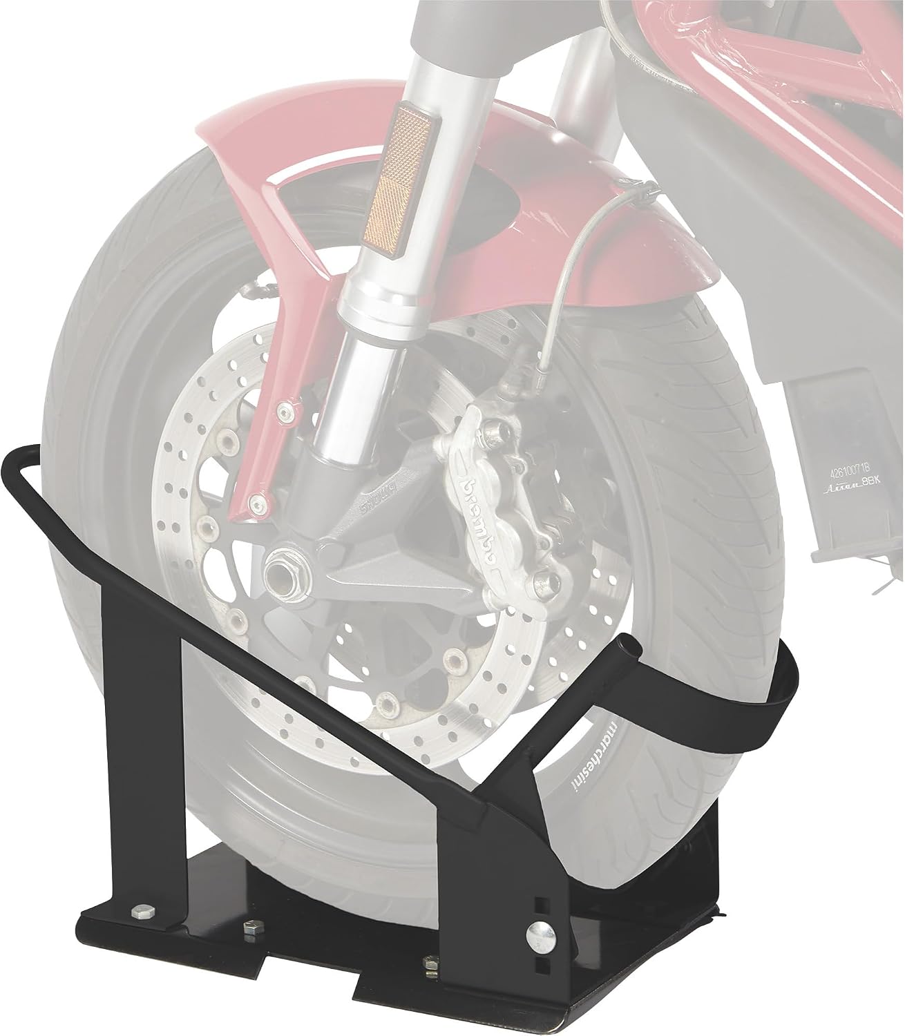 Ultra-Tow Self-Locking Motorcycle Wheel Chock