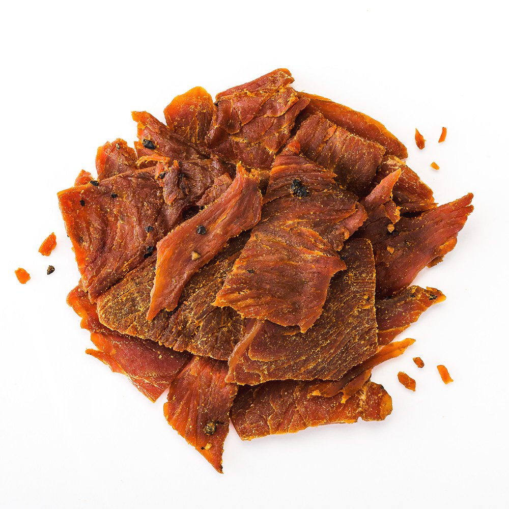 Perky Jerky Original Turkey Jerky, Low Sodium - 10g Protein per Serving - Low Fat - 100% U.S. Sourced - Tender Texture and Bold Flavor, 2.2 Ounce (Pack of 12)