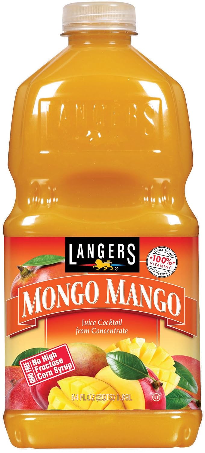 Langers Juice Cocktail, Pineapple Orange Guava, 15.2 Fl Oz (Pack of 12)