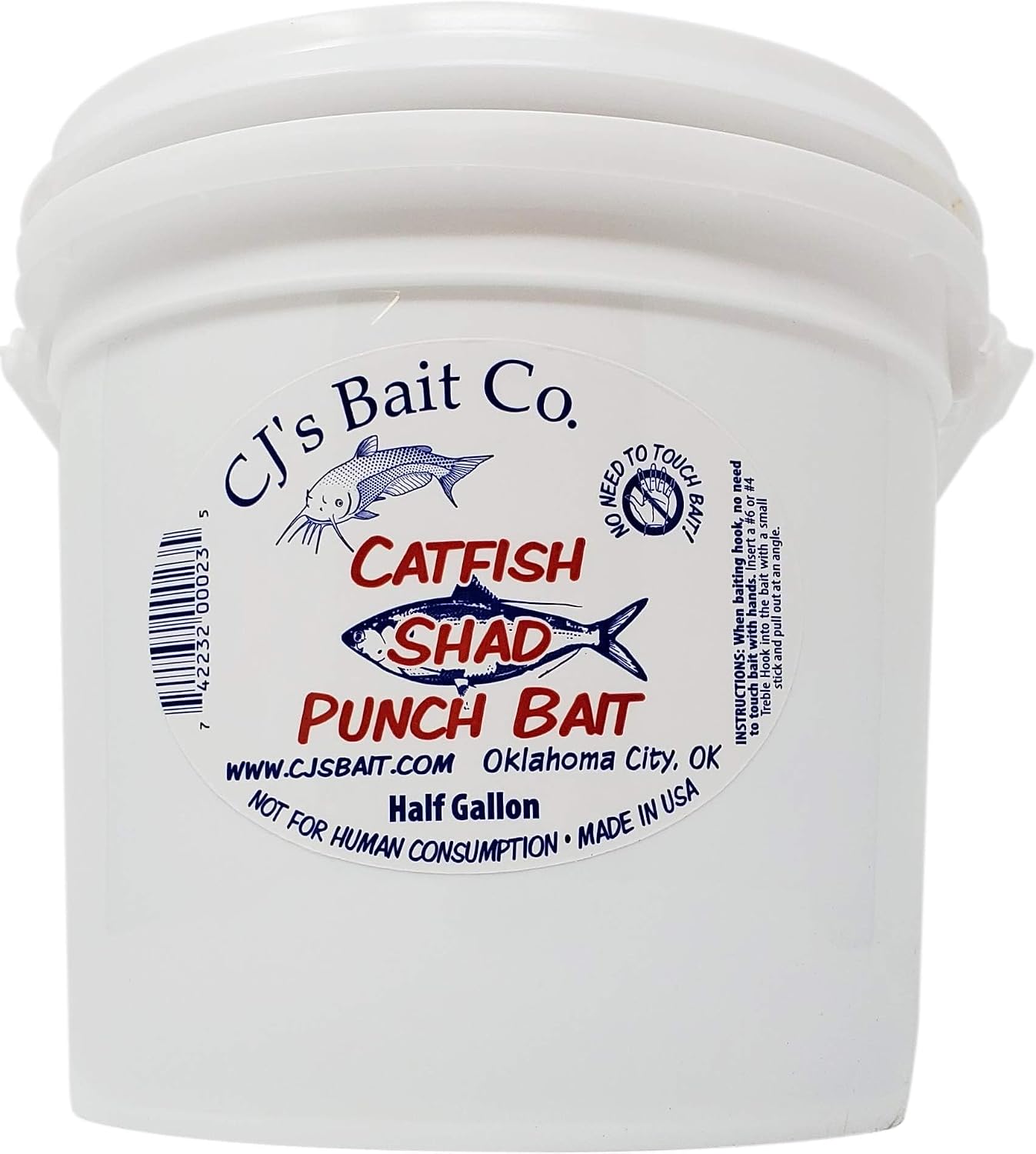 CJ's Catfish Shad Punch Bait, 1/2 Gallon