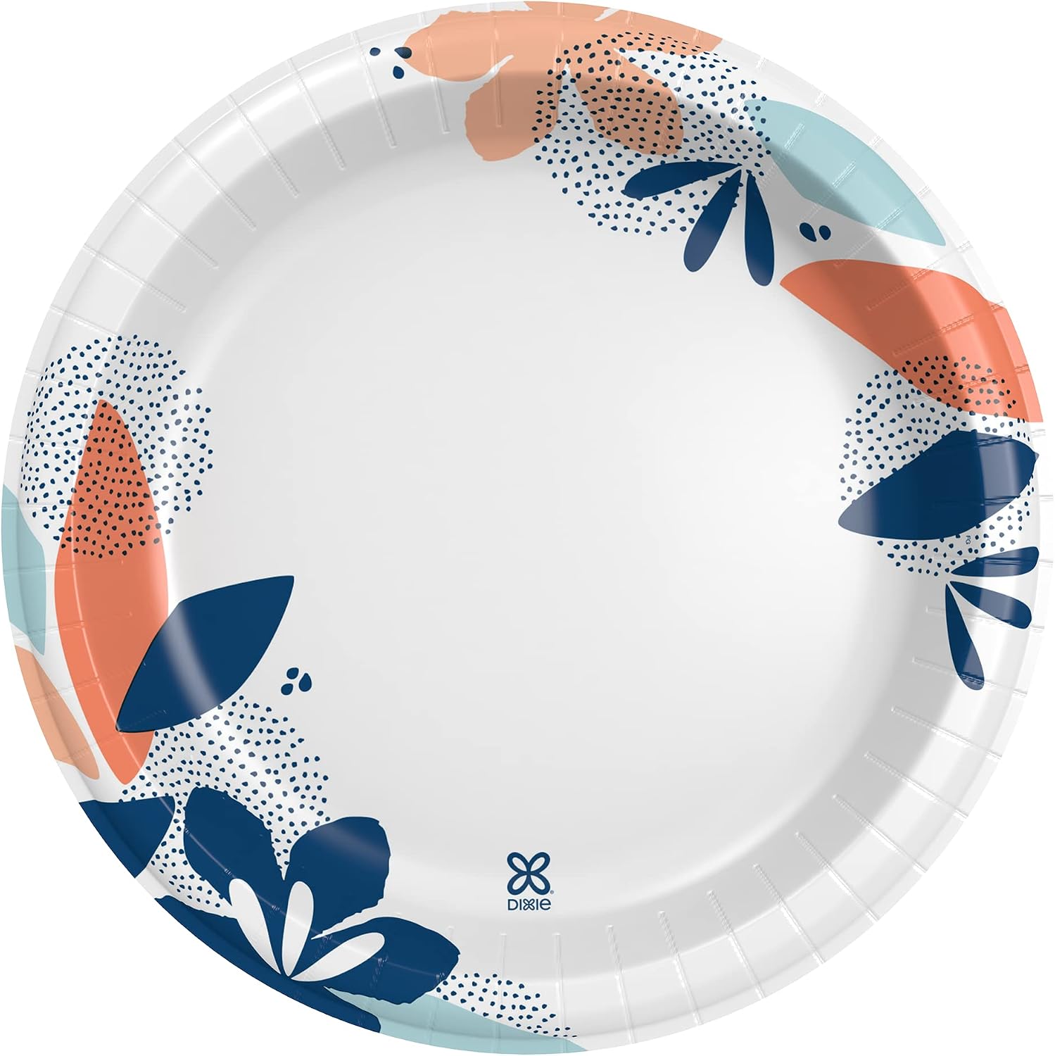 Dixie Large Paper Plates, 10 Inch, 54 Count, 2X Stronger, Microwave-Safe, Soak-Proof, Cut Resistant, Disposable Plates For Everyday Breakfast, Lunch, & Dinner Meals