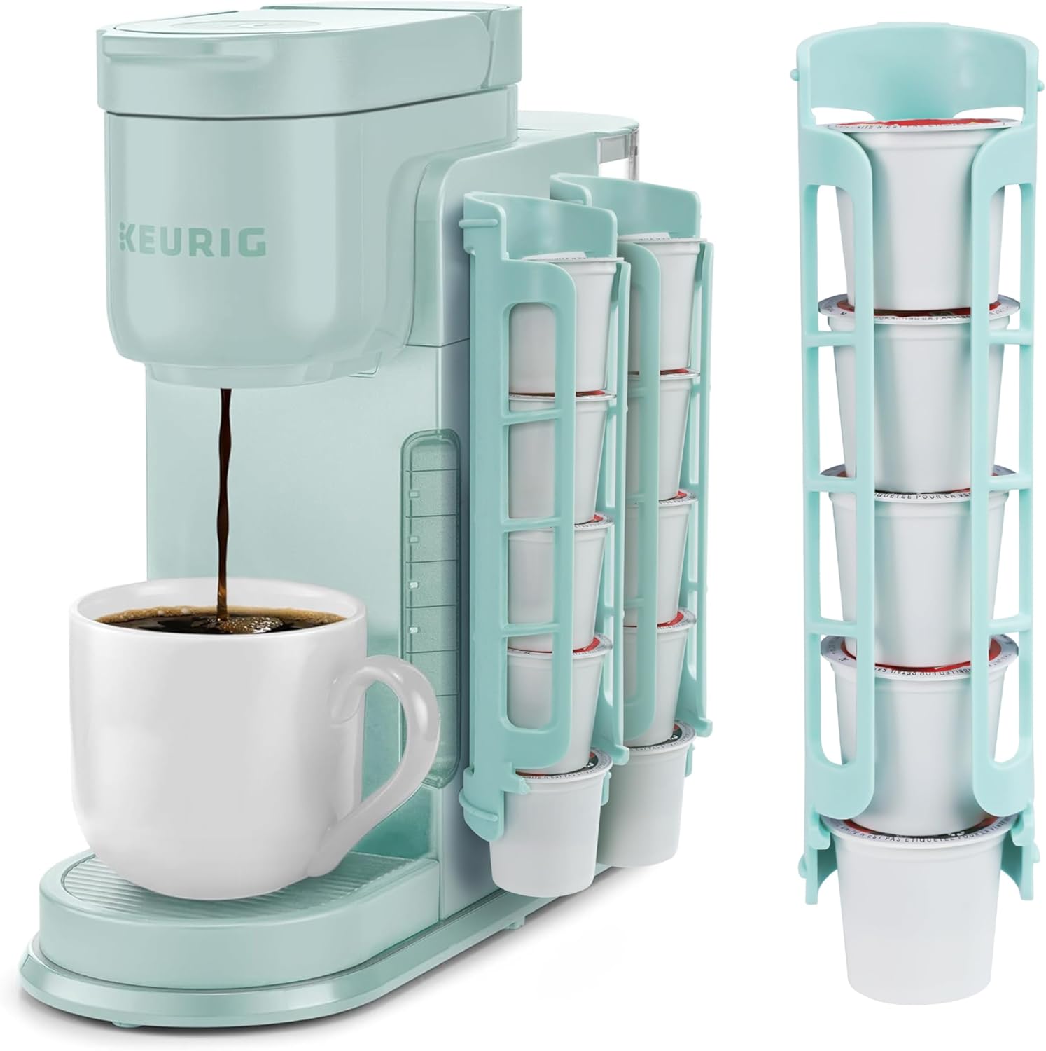 STORAGENIE Coffee Pod Holder for Keurig, Stores 10 Pods