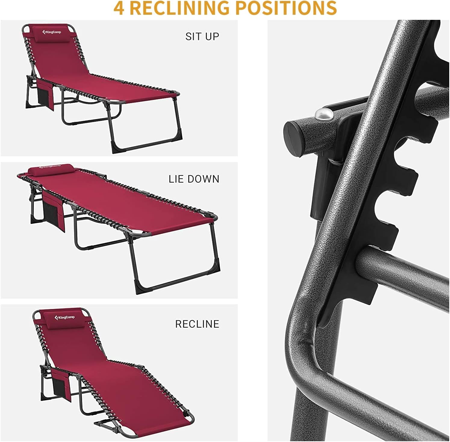 KingCamp Lounge Chair Outdoor