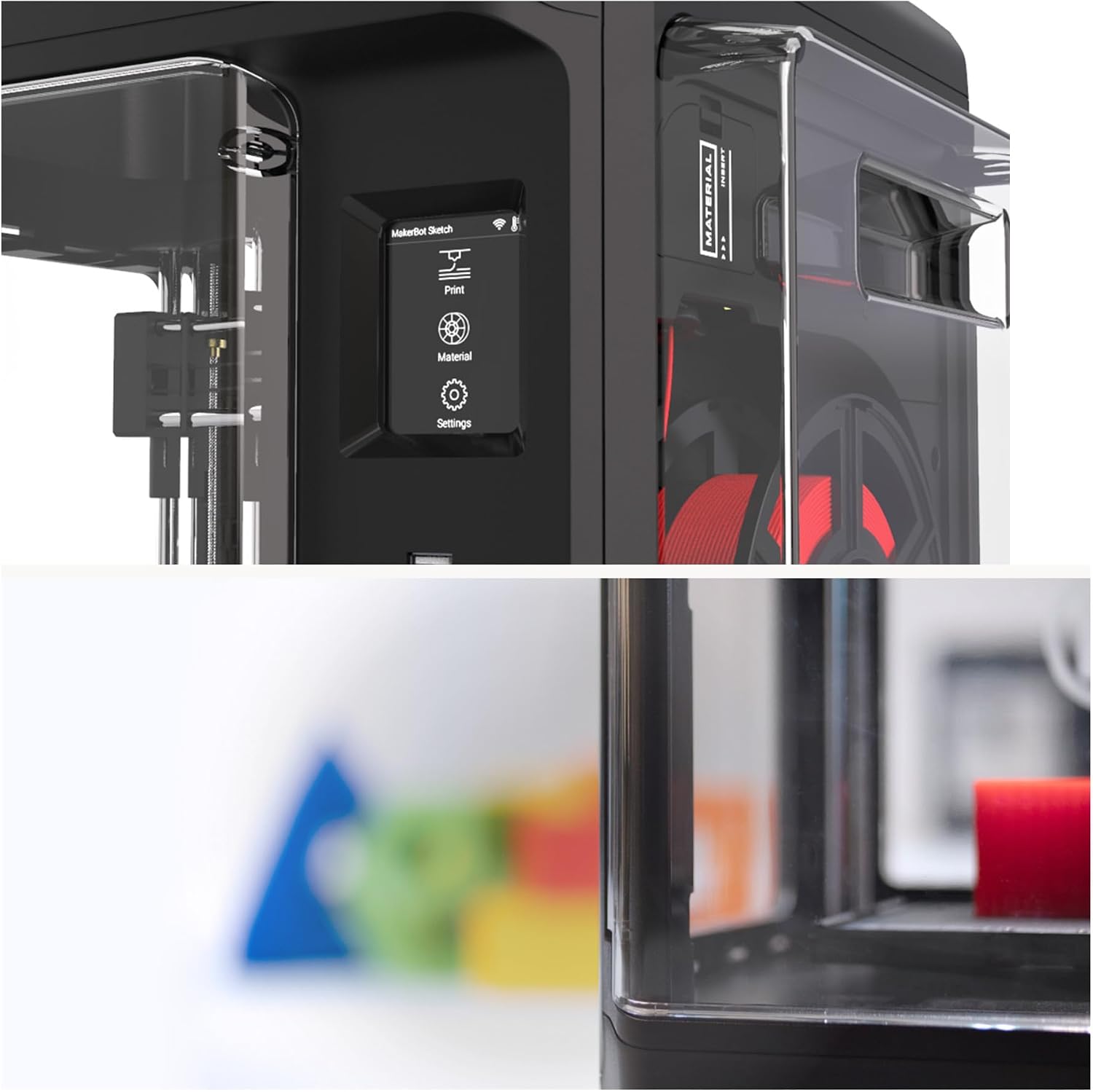 MakerBot Sketch 3D Printer (Basic - Printer Only) (Metal/Plastic) | Includes (no filament or training)