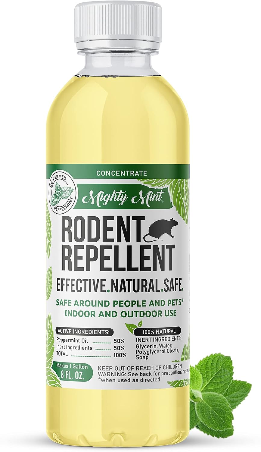 Mighty Mint Peppermint Oil Rodent Repellent Spray, 16 oz